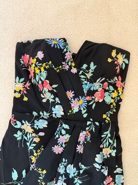 Yumi Kim Strapless Floral Mini Dress